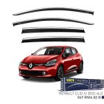 RENAULT CLIO IV 2013- KROMLU CAM RÜZGARLIĞI 4LÜ (1 TK )