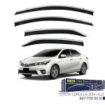 TOYOTA COROLLA 2014- KROMLU CAM RÜZGARLIĞI 4LÜ (1 TK )