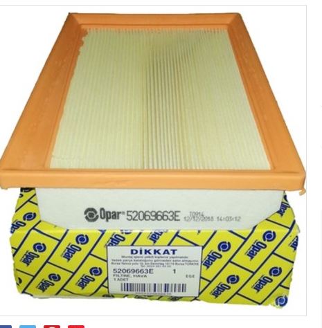 OPAR-52069663E-1.jpg HAVA FİLTRESI FIAT EGEA (1 AD ) - Görsel 1