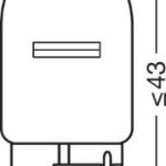 12V 93 DİPSİZ AMPUL 21W SİNYAL VE FREN AMPULÜ DİPSİZ - SARI (2 AD )