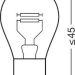 12V AMPUL ÇİFT DUY ŞAŞI TIRNAK P21/5W 1016 21/5W FREN AMPULÜ (2 AD )