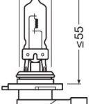 HB3 CBN - İkili Kutu 9005CBN-2HB 60W 12V P20D 5X2 TRQR2BOSRAM AMPUL (1 TK )