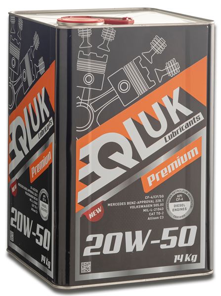 QLUK-20W-50-14-2.jpg 14 KG 20W/50 MOTOR YAĞI CF-4 (PREMIUM) (1 AD ) - Görsel 1