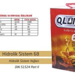 QLUK 14 KG TENEKE 68-HİDROLİK SİSTEM YAĞLARI  (1 AD )