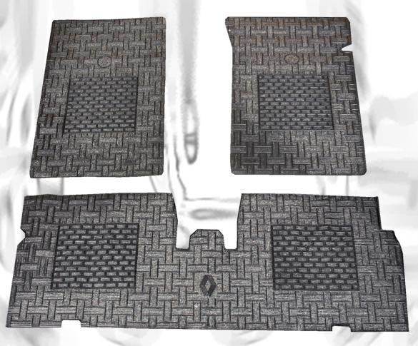 RBR106-1.jpg DEKORATİF PASPAS RENAULT R19 GRİ (1 AD ) - Görsel 1