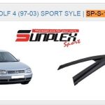 CAM RÜZGARLIĞI VW GOLF 4 1997-2003 ÖN-ARKA SPORT STYLE (1 TK )