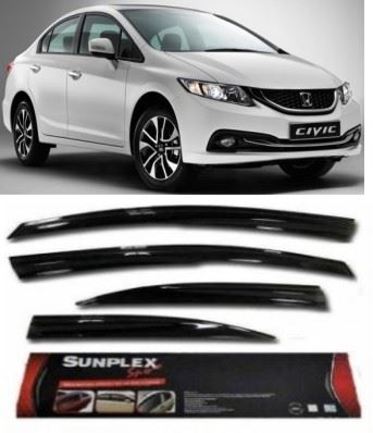 SP-S-23-1.jpg CAM RÜZGARLIĞI HONDA CIVIC 2011-2016 ÖN-ARKA SPORT STYLE (1 TK ) - Görsel 1