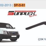 CAM RÜZGARLIĞI FORD TRANSIT 2002-2013 ÖN SPORT STYLE (1 TK )