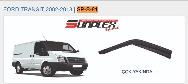 SP-S-81-1.jpg CAM RÜZGARLIĞI FORD TRANSIT 2002-2013 ÖN SPORT STYLE (1 TK ) - Görsel 1