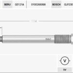 KIZDIRMA BUJİSİ 5V PEUGEOT 207-308-5008-RCZ 1.6-2.0 HDI FORD FIESTA 2011- (4 AD )