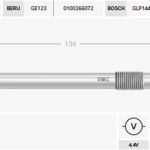 KIZDIRMA BUJİSİ  4,4V VOLVO C30-C70-S40-S60-S80-V50-V60 (4 AD )