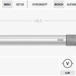 KIZDIRMA BUJİSİ 4,4V OPEL ASTRA J-K  1.6 CDTi INSIGNIA B 1.6 CDTi MERIVA B  1.6 CDTI MOKKA / MOKKA X (4 AD )