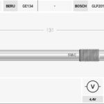 KIZDIRMA BUJİSİ 4,4V JEEP CHEROKEE (KK): 2.8 CRD DODGE CARAVAN: 2.8 CRD NITRO: 2.8 CRD CHRYSLER GRAN D VOYAGER V (RT): 2.8 CRD (4 AD )