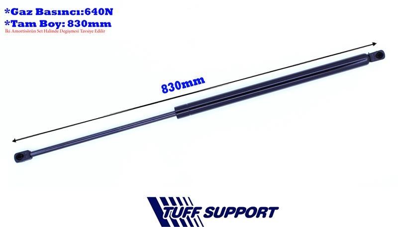 T610095-1.jpg BAGAJ AMORTİSÖRÜ FORD TRANSIT V184 00-08 (UZUNLUK=830mm BASINÇ=640N) (2 AD ) - Görsel 1