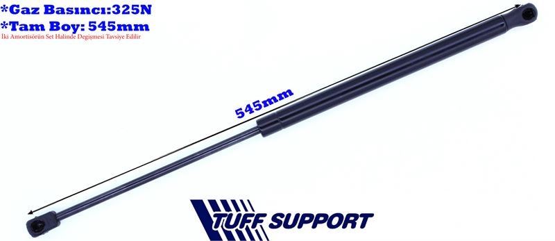T611911-1.jpg BAGAJ AMORTİSÖRÜ FORD FIESTA VI B08- (UZUNLUK=545mm BASINÇ=325N) (2 AD ) - Görsel 1