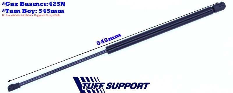 T611920-1.jpg BAGAJ AMORTİSÖRÜ CITROEN C4 (UZUNLUK=545mm BASINÇ=425N) (2 AD ) - Görsel 1