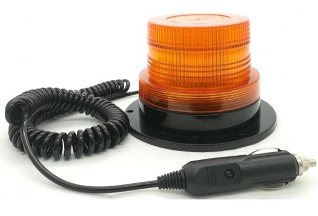 TAS.063-1.jpg 12-24V SÜPER LED KÜÇÜK ÇAKAR LAMBA ÇAKMAK FİŞLİ MIKNATISLI (1 AD ) - Görsel 1