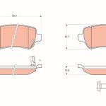 DİSK FREN BALATASI ARKA OPEL ASTRA F-G-H-J COMBO 01> CORSA C  MERIVA 03-10 MERIVA B 10> ZAFIRA A-B (1 TK )