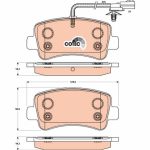 ARKA FREN BALATASI RENAULT MASTER III 10> / OPEL MOVANO B 10> / NISSAN NV400 11> (TEK TEKER) (1 TK )