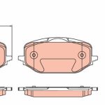 DİSK BALATA ÖN AKS CITROEN, DS, OPEL, PEUGEOT, CITROEN: BERLINGO (ER_, EC_), C4 SPACETOURER (3D_), C (1 TK )