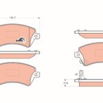 DİSK FREN BALATASI ÖN TOYOTA COROLLA 1997 - 2007 (1 TK )