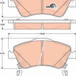FREN BALATASI ÖN TOYOTA COROLLA D4D 07-12 - COROLLA 1.4 D4D 13>  AURIS D4D 07-12 (1 TK )