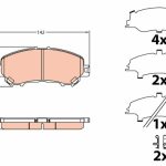 Disk Fren Balatası Ön RENAULT / DACIA RENAULT KADJAR 15- NISSAN X-TRAIL 2013- (1 TK )