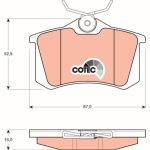 ARKA FREN BALATASI VW GOLFIII-IV AUDI A1-A3-A4-A6-A8 SEAT CORDOBA LEON TOLEDO IBIZA (1 TK )