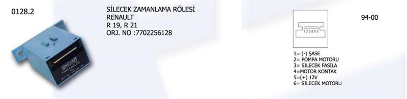 UNV.0128-2-1.jpg SİLECEK ZAMANLAMA ROLESİ RENAULT R19/R21 7702256128 (1 AD ) - Görsel 1