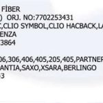 ANTEN ÇUBUĞU FİBER RENAULT R19- R21(94 ->) MEGANE SCENIC CLIO SYMBOL C (1 AD )