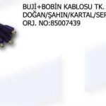 BUJİ ve BOBİN KAB.TK 85007439 FIAT DKŞ DOĞAN ŞAHİN KARTAL SERÇE 124 EM (1 TK )