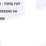 ANTEN ÇUBUĞU FIAT DOBLO PALIO ALBEA WEEKEND SW ALBEA SOLE 51718858 (46415116) (1 AD )