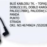 BUJİ KABLOSU TK. FIAT DOBLO 01- PALIO 96- PUNTO 99- PANDA 03- (1.2 MOTORLAR İÇİN) (1 TK )