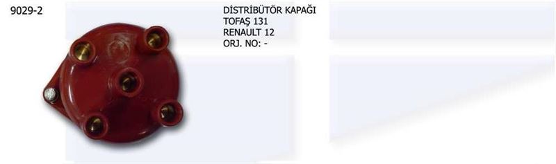 UNV.9029-2-1.jpg DİSTRÜBİTÖR KAPAK PLATINLI ARACLAR ICIN FIAT DOGAN ŞAHIN KARTAL SERCE RENAULT R12 (1 AD ) - Görsel 1