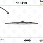 SWF SİLECEK SÜPÜRGESİ ARKA TELLİ (340MM 13") AUDI A3 A4 FORD TRANSIT CONNECT >06-02  VW GOLF IV (1 AD )
