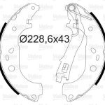 ARKA FREN BALATASI (PABUÇLU) GRANDE PUNTO-LINEA-FIORINO 1,3JTD 1,4 CORSA D NEMO-BIPPER 1,4HDI (1 TK )