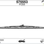 SİLECEK SÜPÜRGESİ UNIVERSAL GRAFİTLİ TELLİ 530 MM 21" (1 AD )