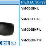 DİKİZ AYNASI SAĞ MAZDA 121 96- /D FORD FIESTA 96- ELEKTRİKLİ ISITMALI (1 AD )